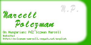 marcell polczman business card